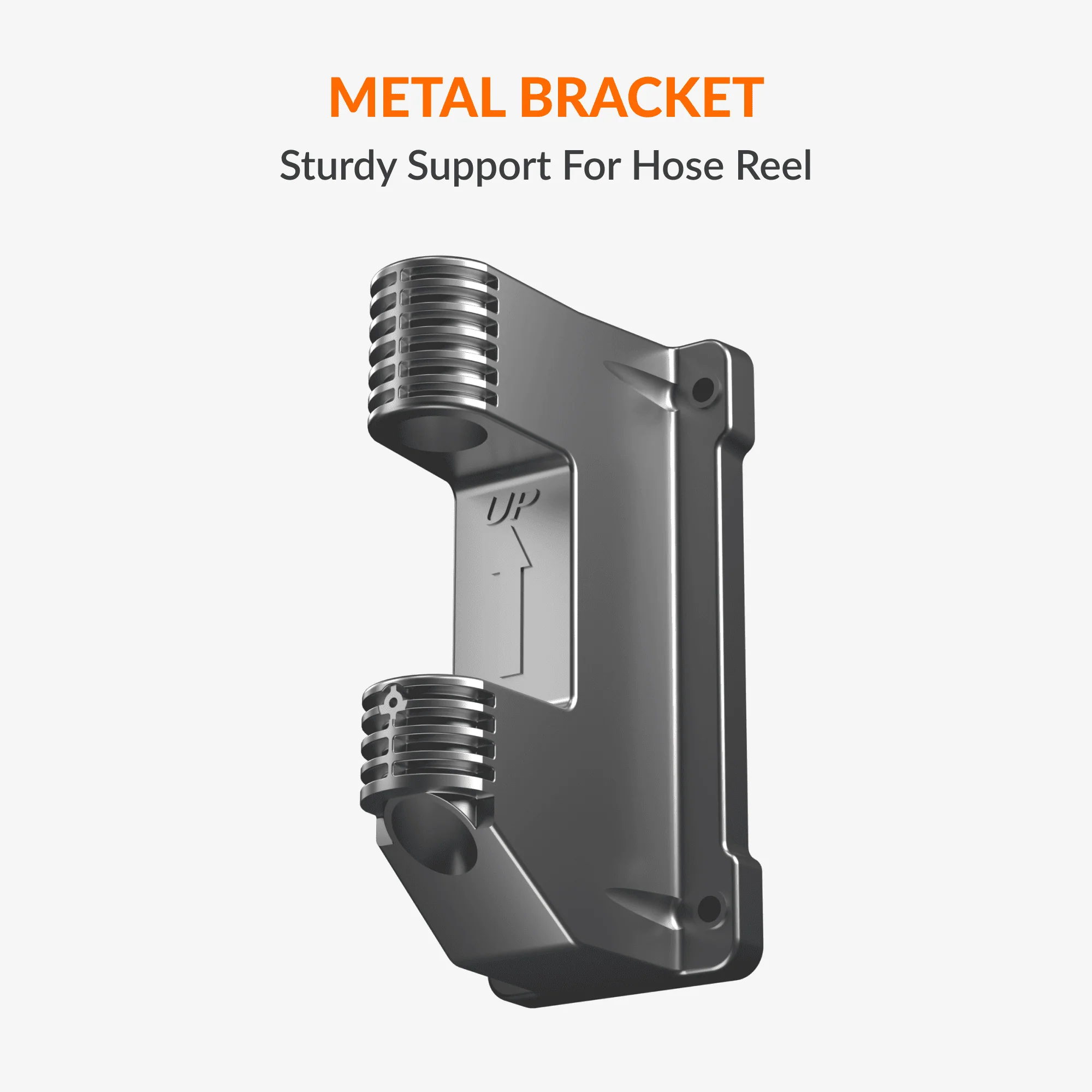 Premium Instant Glide Retractable Garden Hose Reel - Metal Bracket - Image 7