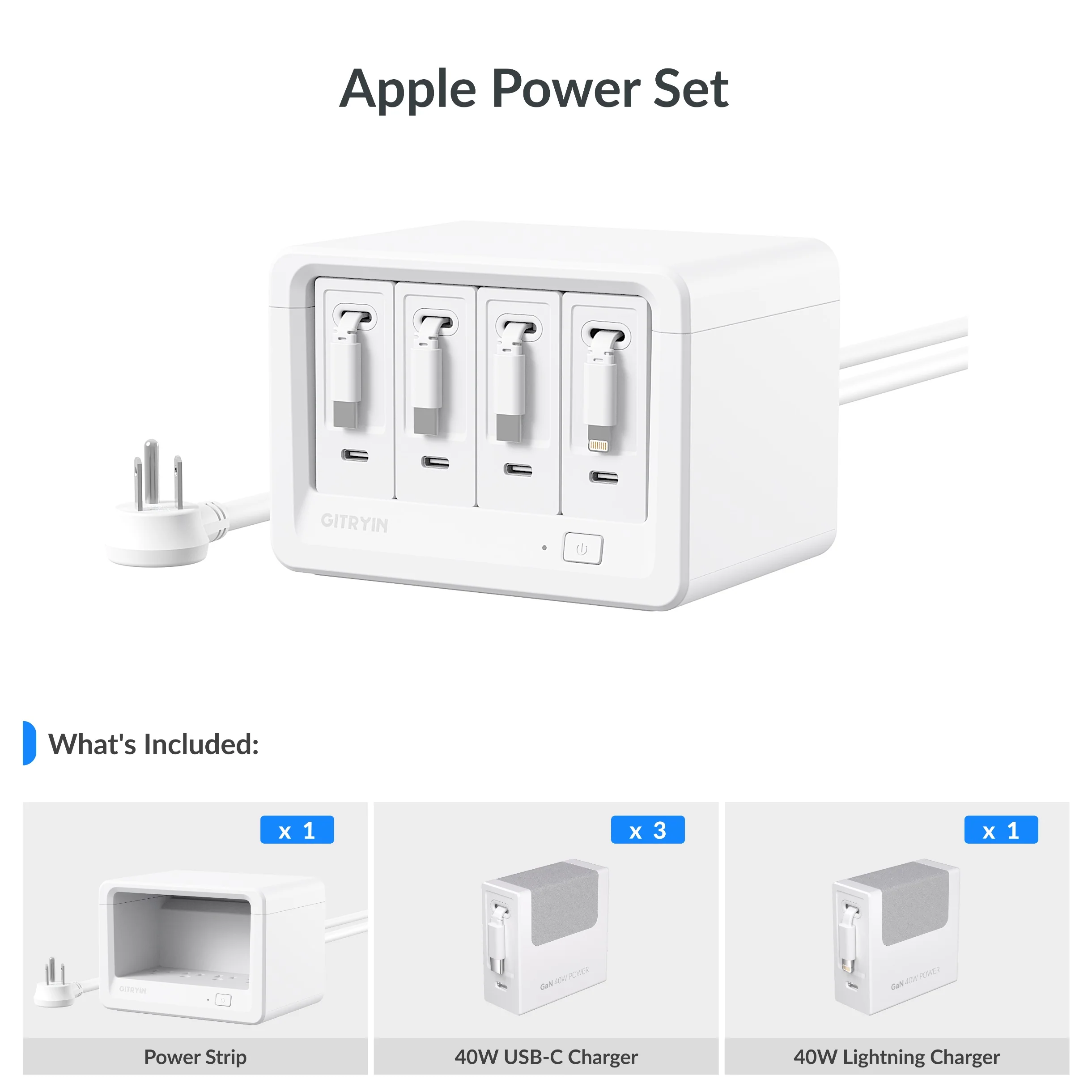 Gitryin Desktop Charging Station 12-in-1 (40W Combo) - Image 14