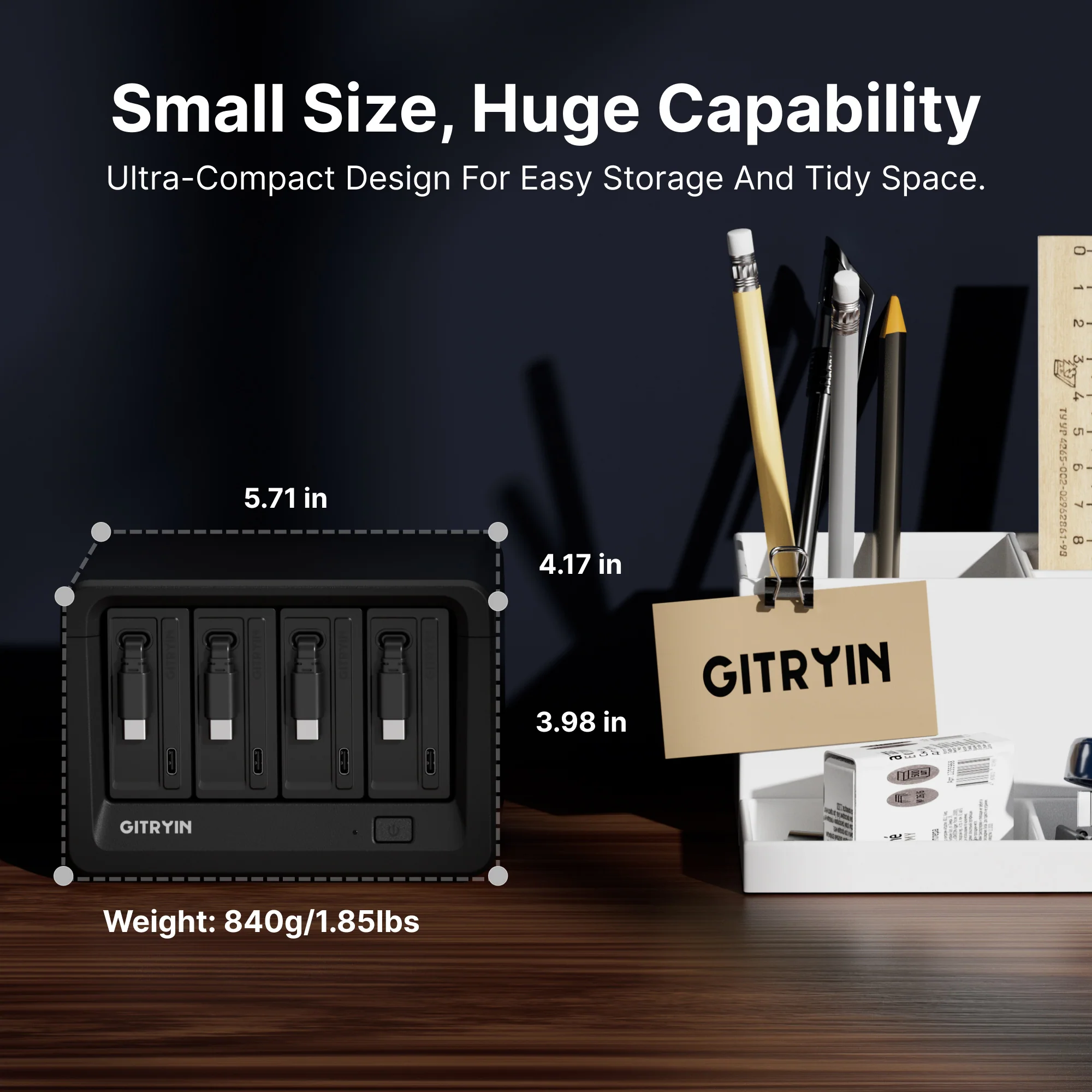 Gitryin Desktop Charging Station 12-in-1 (65W Combo) - Image 23