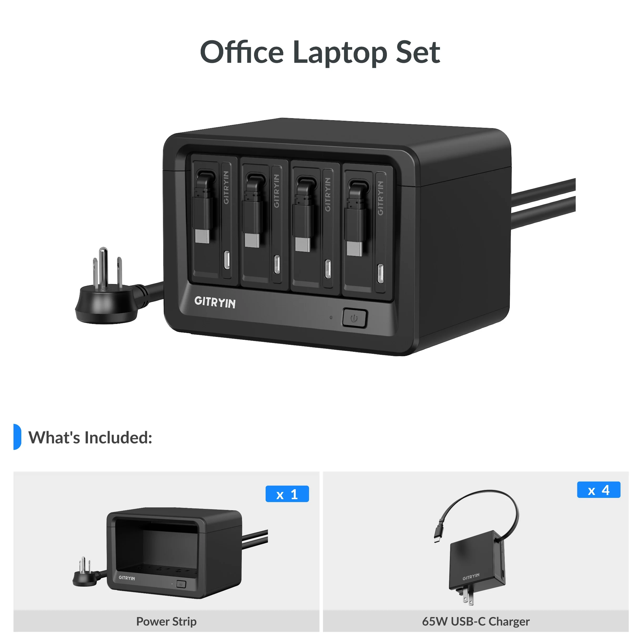 Gitryin Desktop Charging Station 12-in-1 (65W Combo) - Image 26