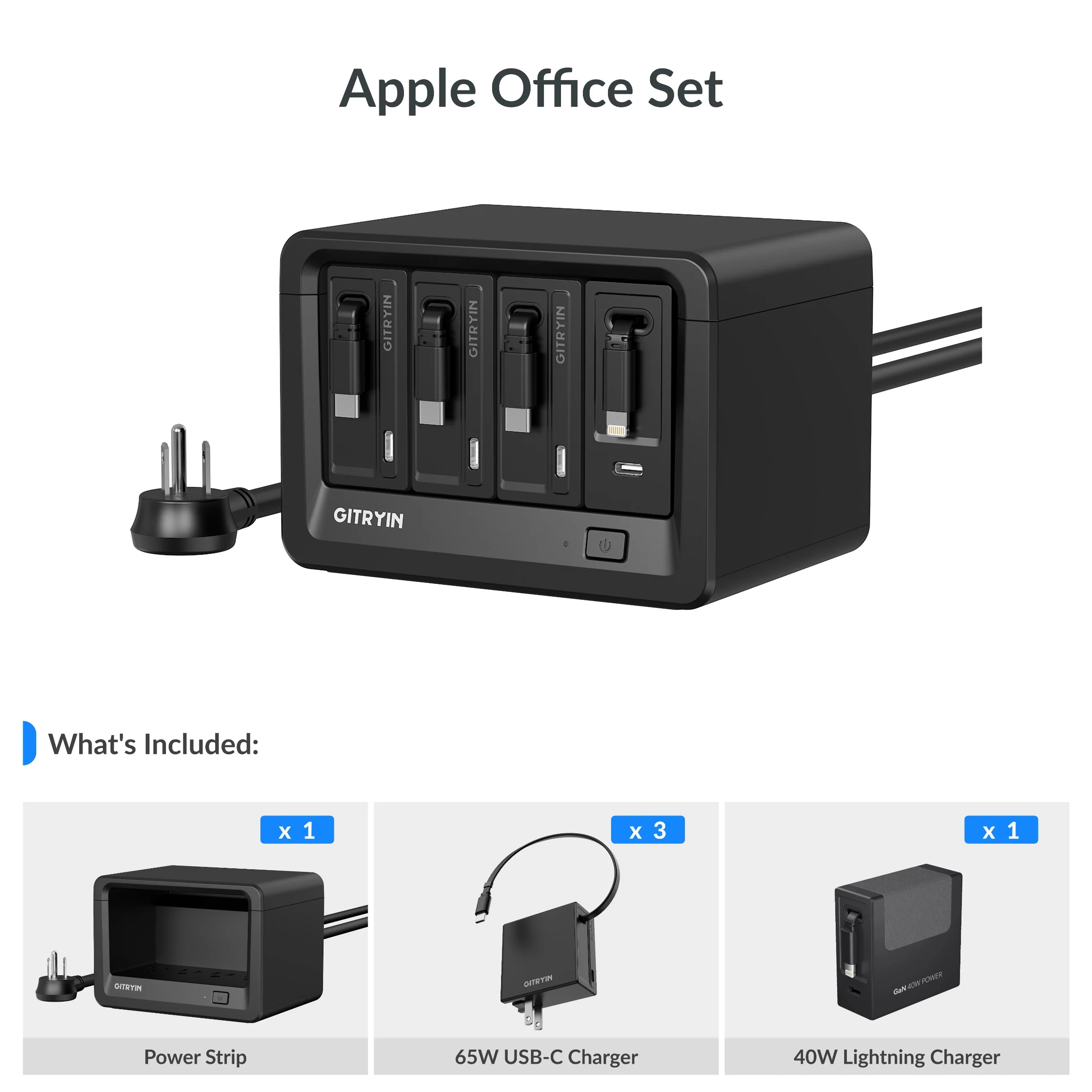 Gitryin Desktop Charging Station 12-in-1 (65W Combo) - Image 27
