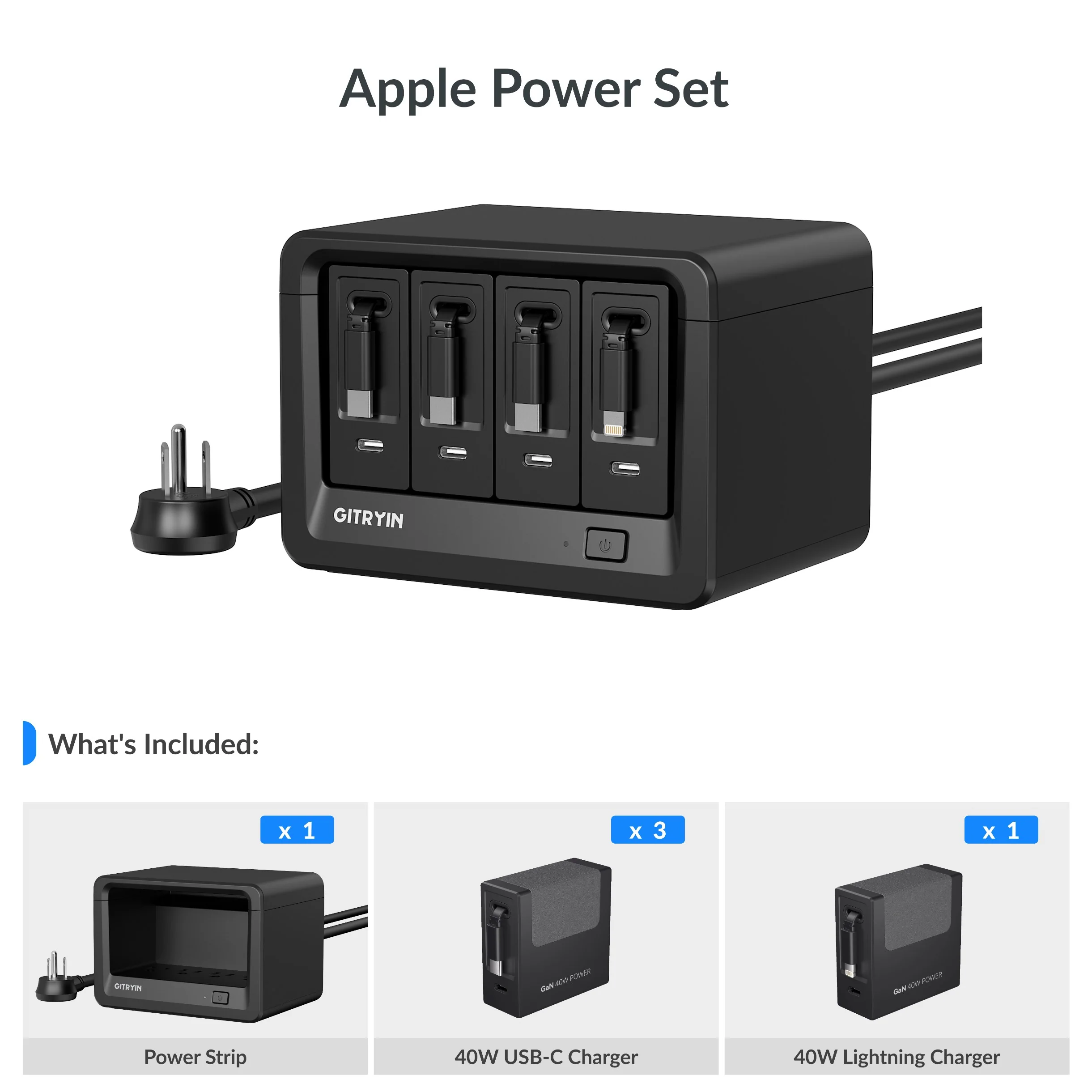 Gitryin Desktop Charging Station 12-in-1  (40W Combo) - Image 14