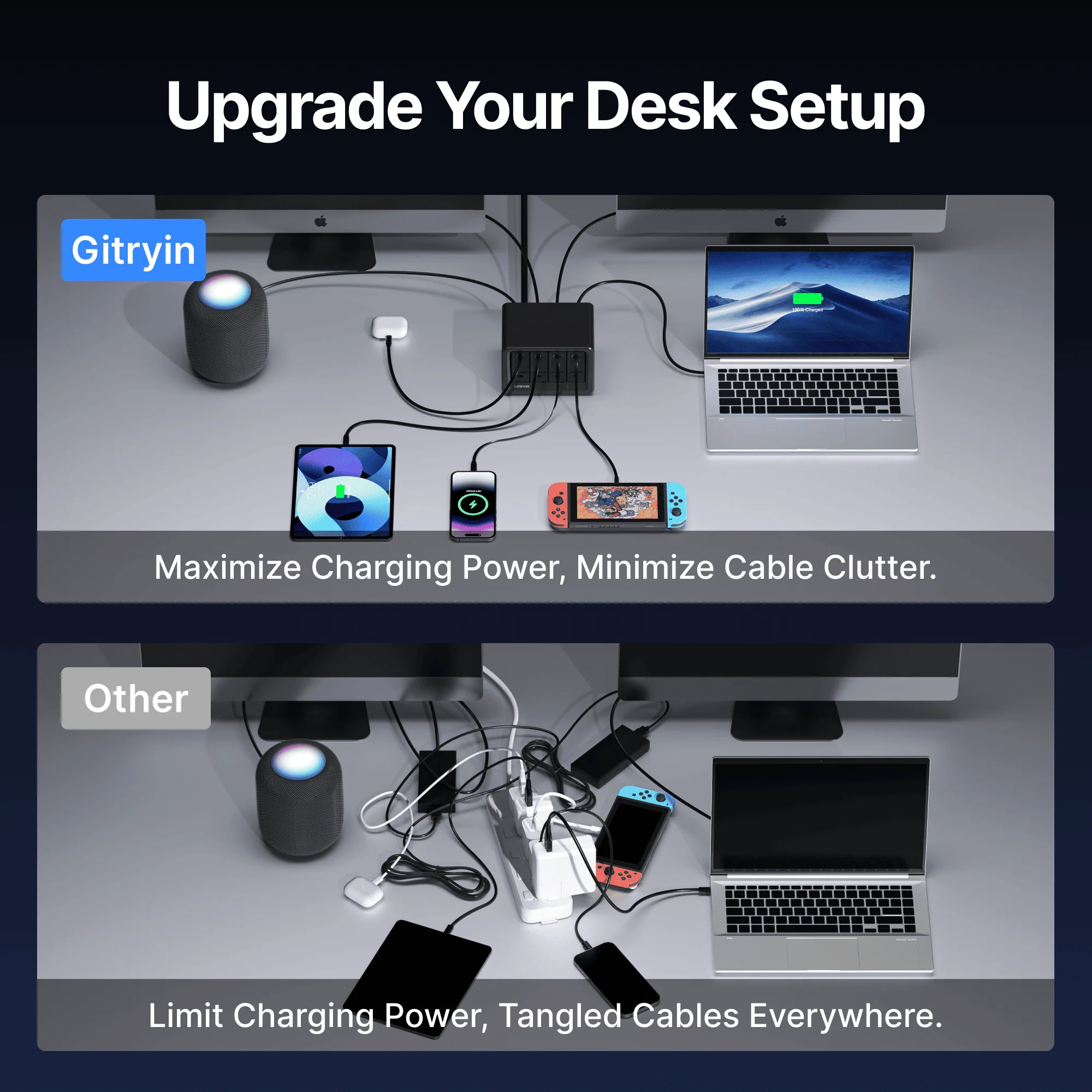 Gitryin Desktop Charging Station 12-in-1 (40W Combo) - Image 16