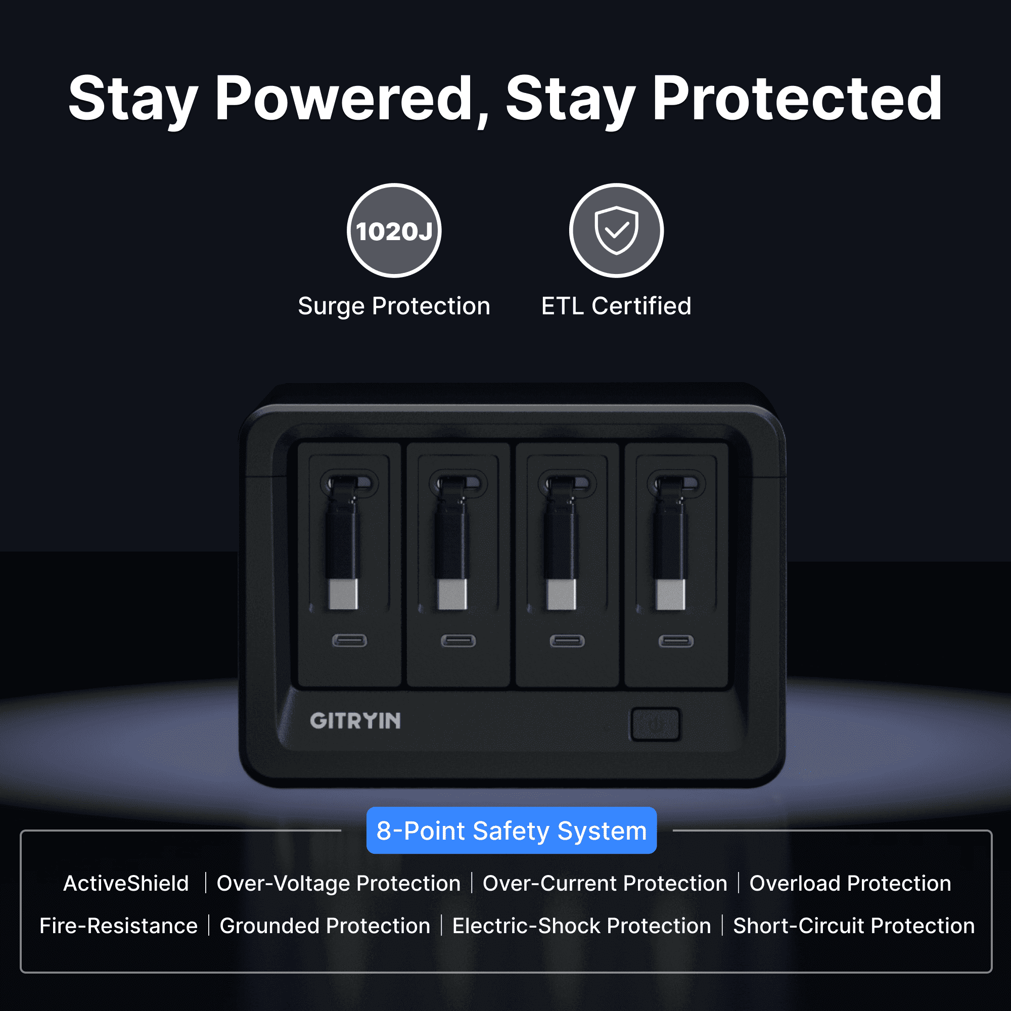 Gitryin Desktop Charging Station 12-in-1 (40W Combo) - Image 21