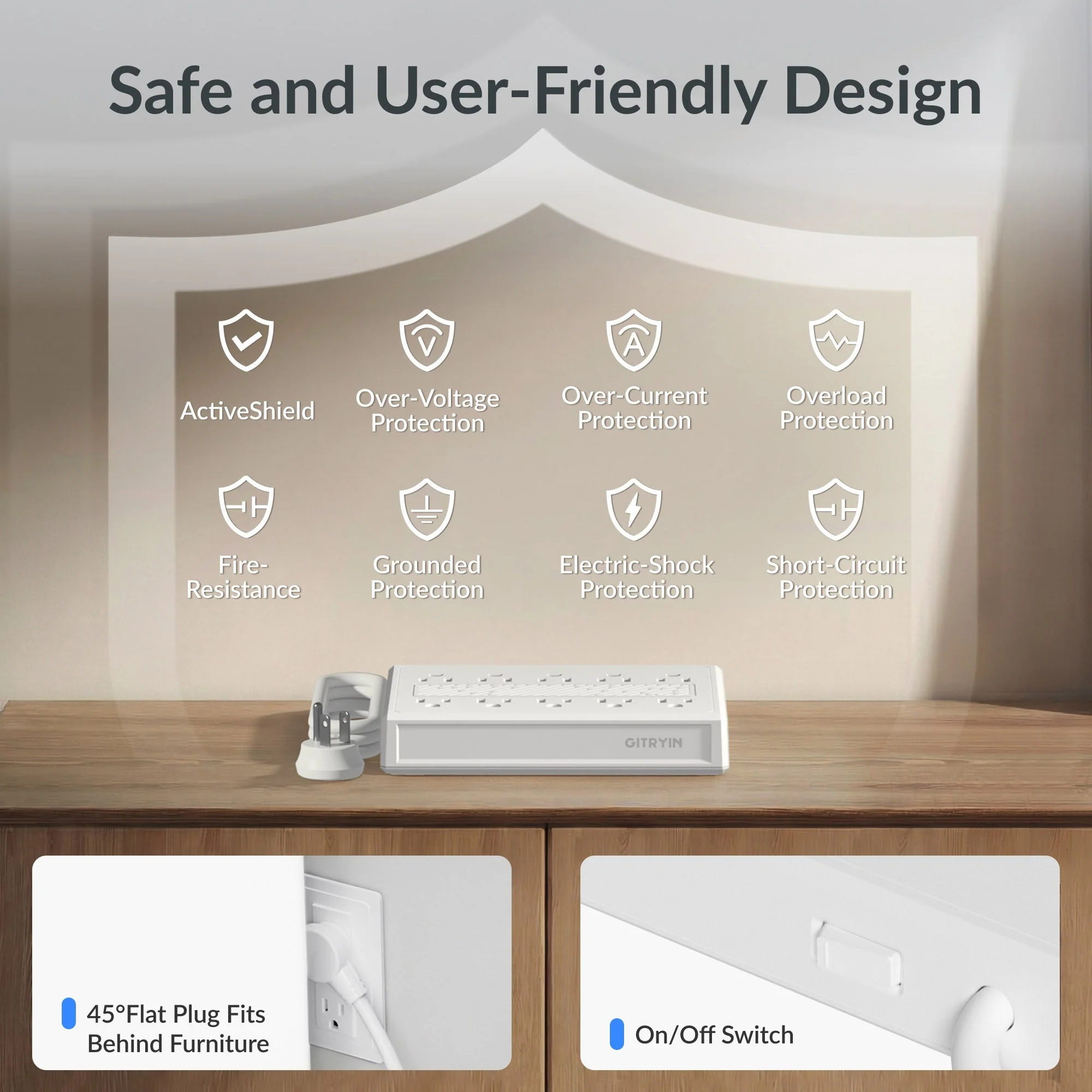Gitryin Modular Charging Station with Smart Cooling Fan - Image 13