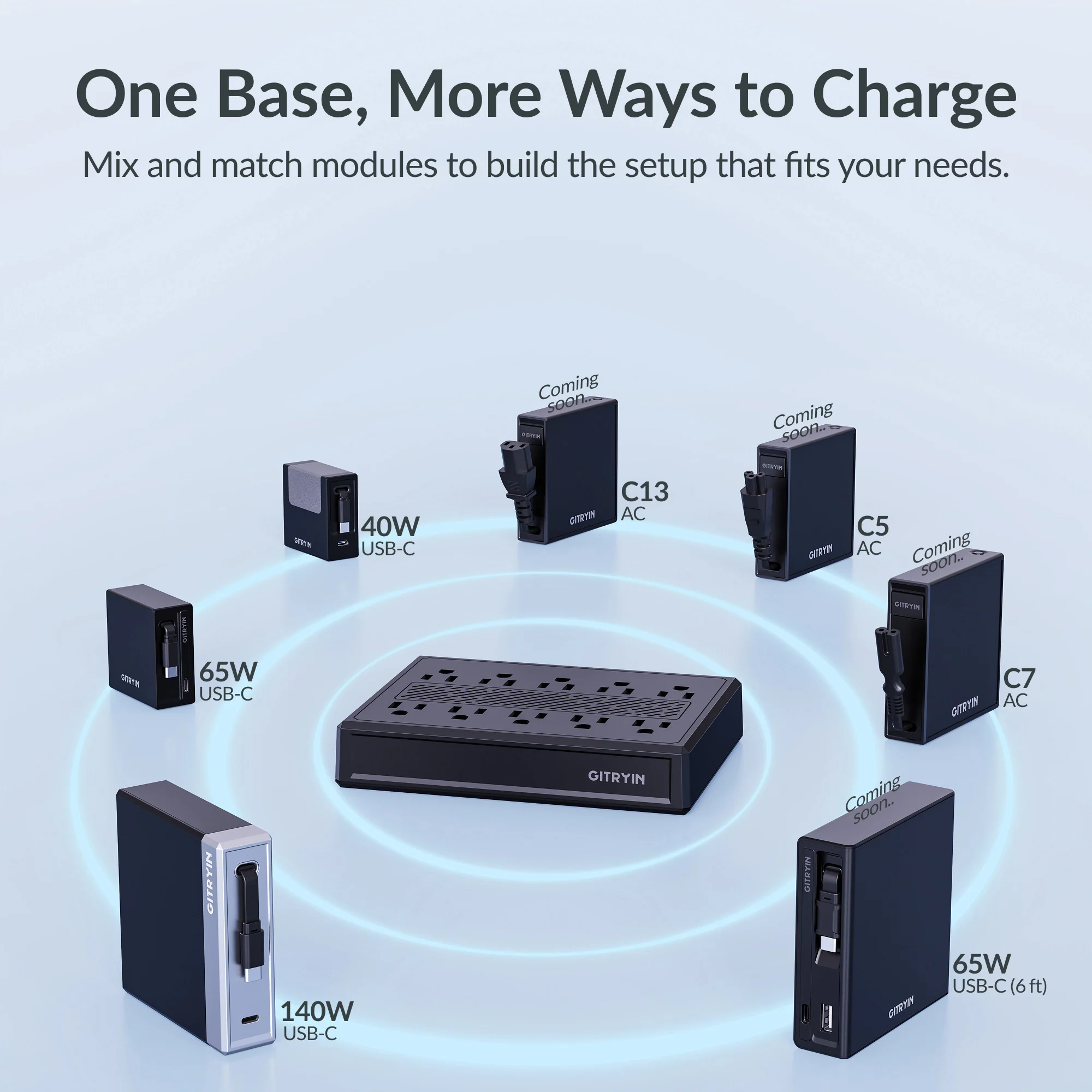 Gitryin Modular Charging Station with Smart Cooling Fan - Image 21