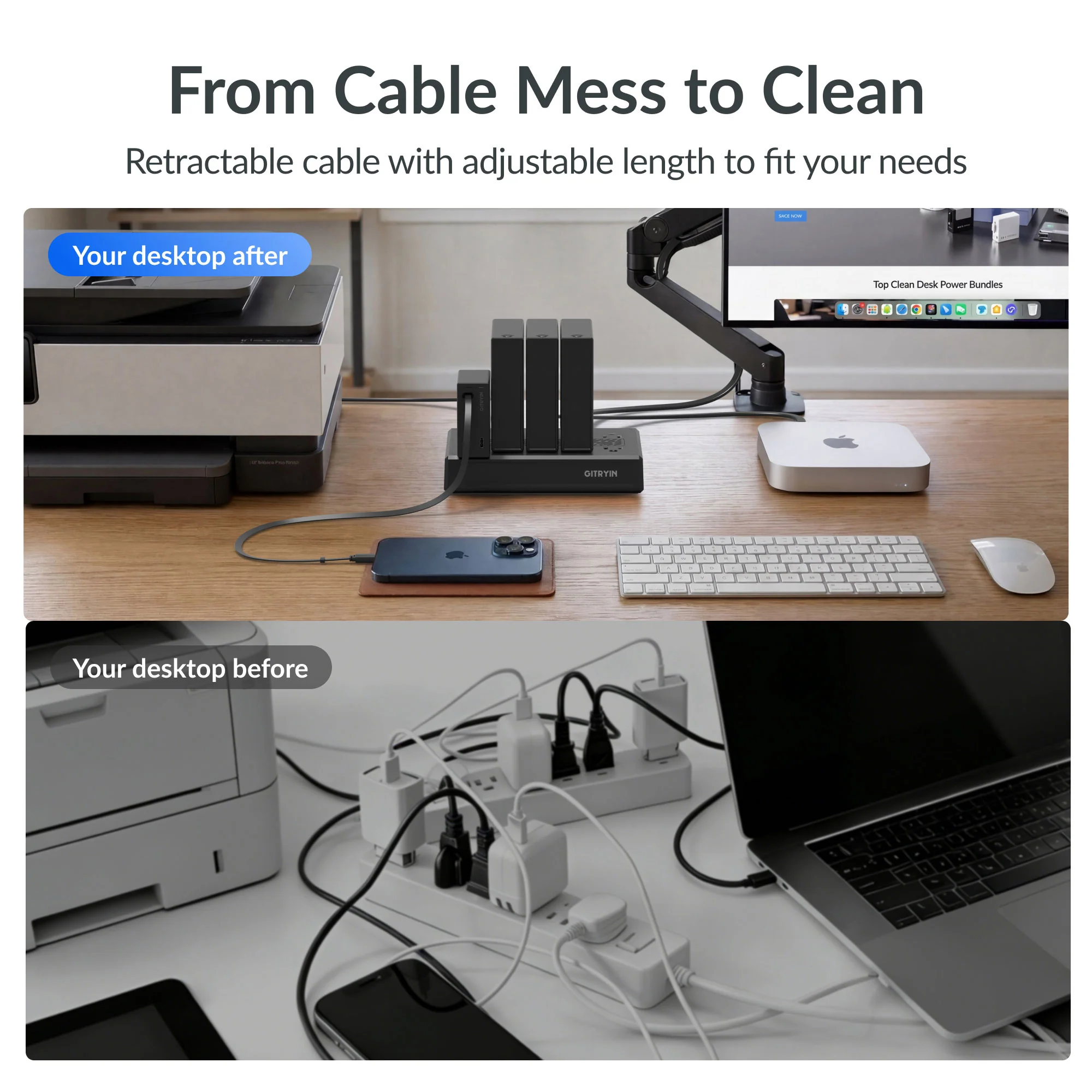 Gitryin Modular Charging Station with Smart Cooling Fan - Image 22