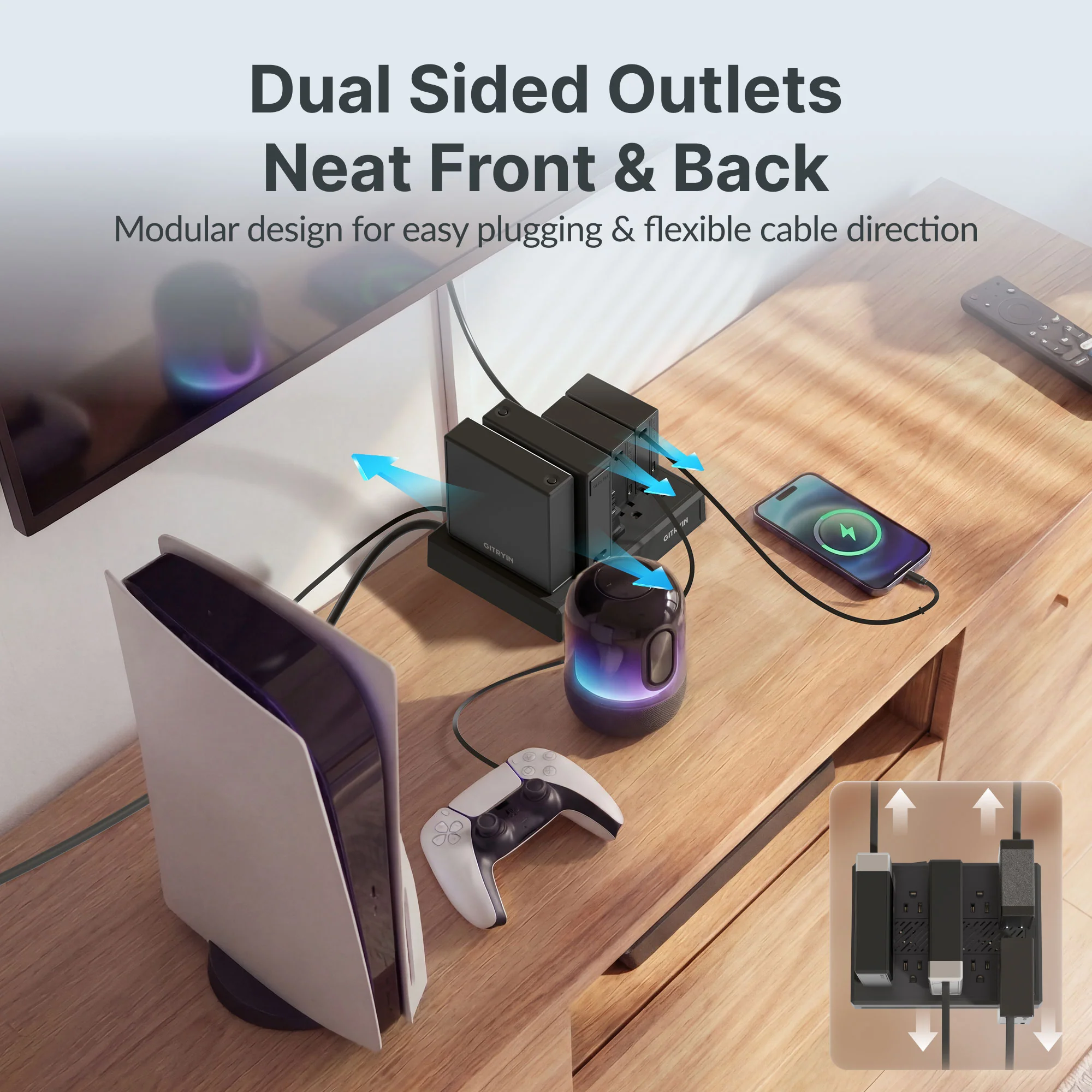 Gitryin Modular Charging Station with Smart Cooling Fan - Image 26