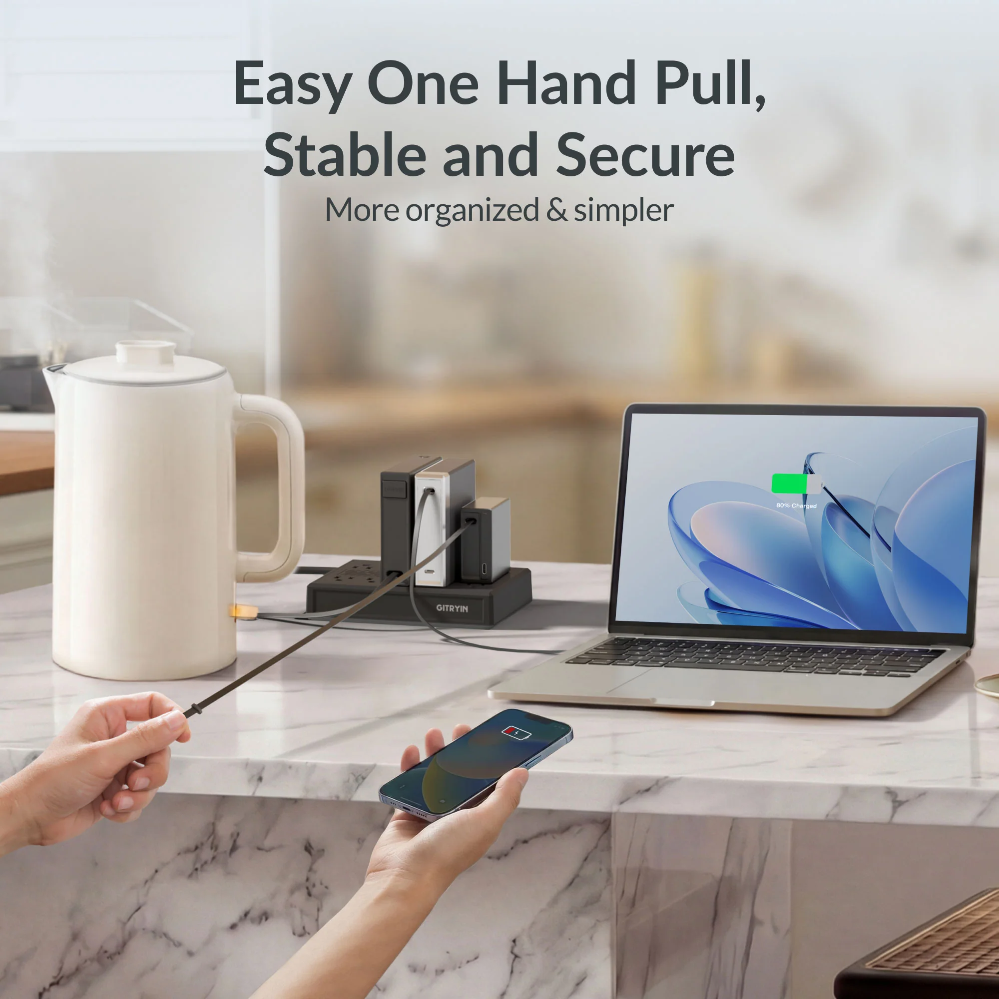 Gitryin Modular Charging Station with Smart Cooling Fan - Image 27
