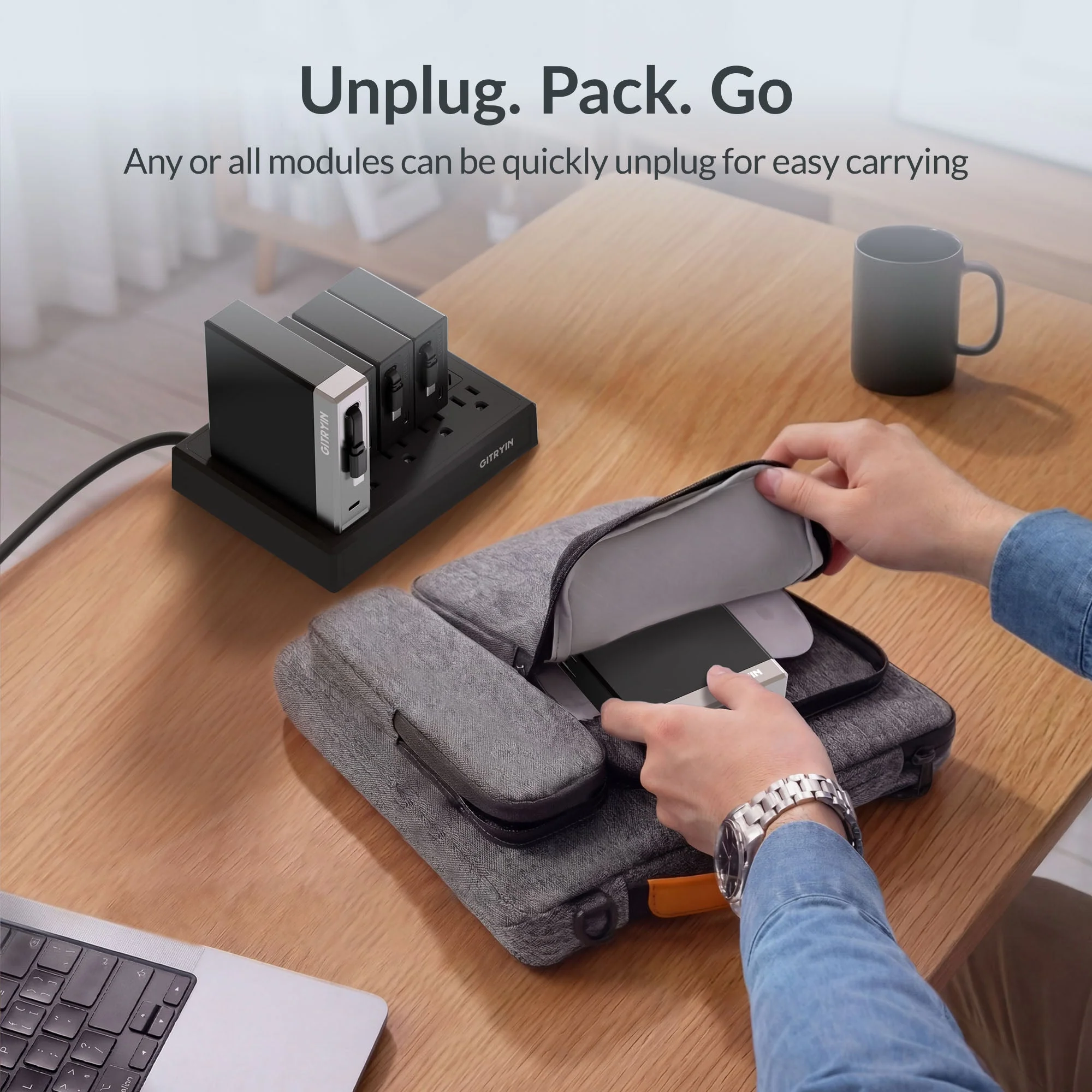 Gitryin Modular Charging Station with Smart Cooling Fan - Image 28
