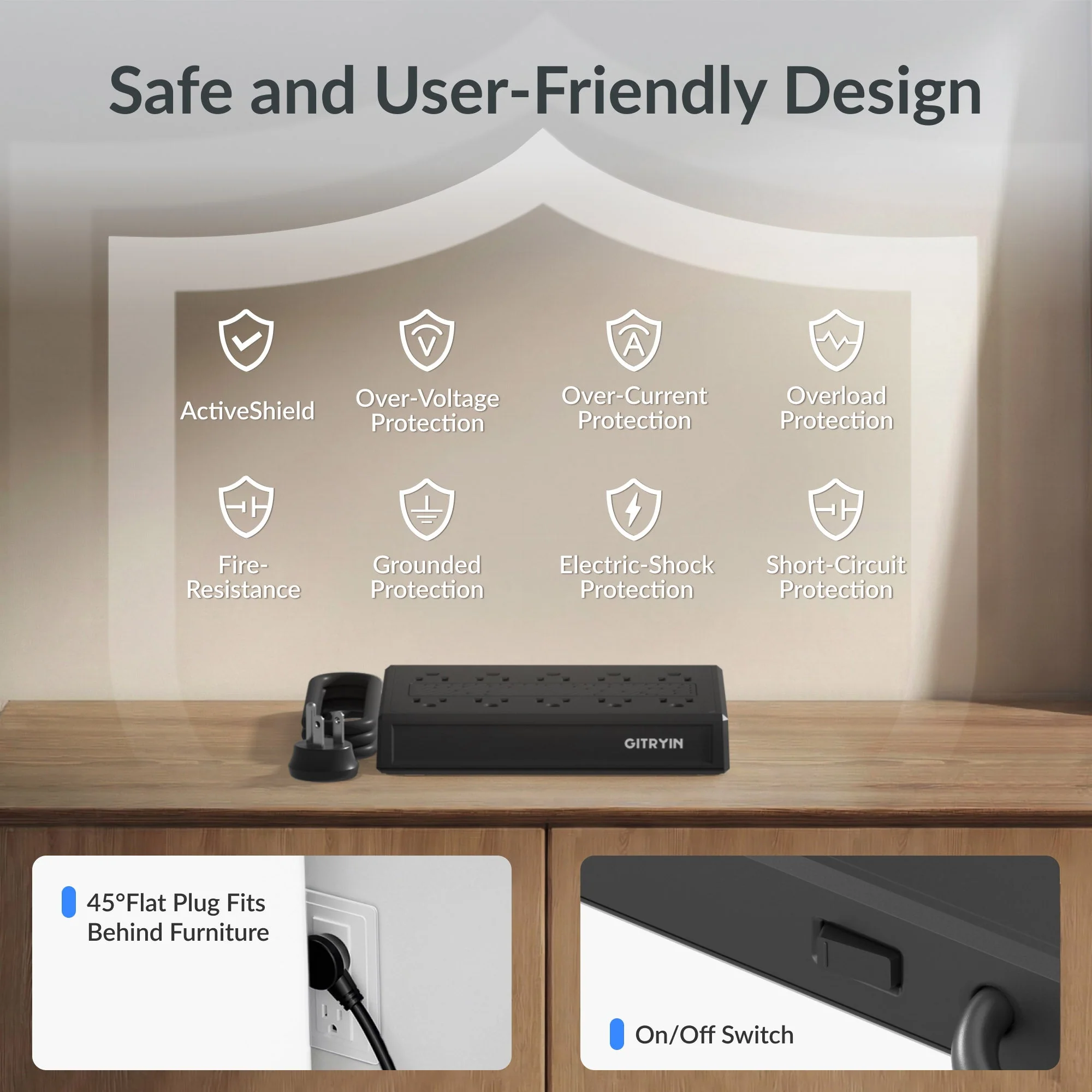 Gitryin Modular Charging Station with Smart Cooling Fan - Image 31