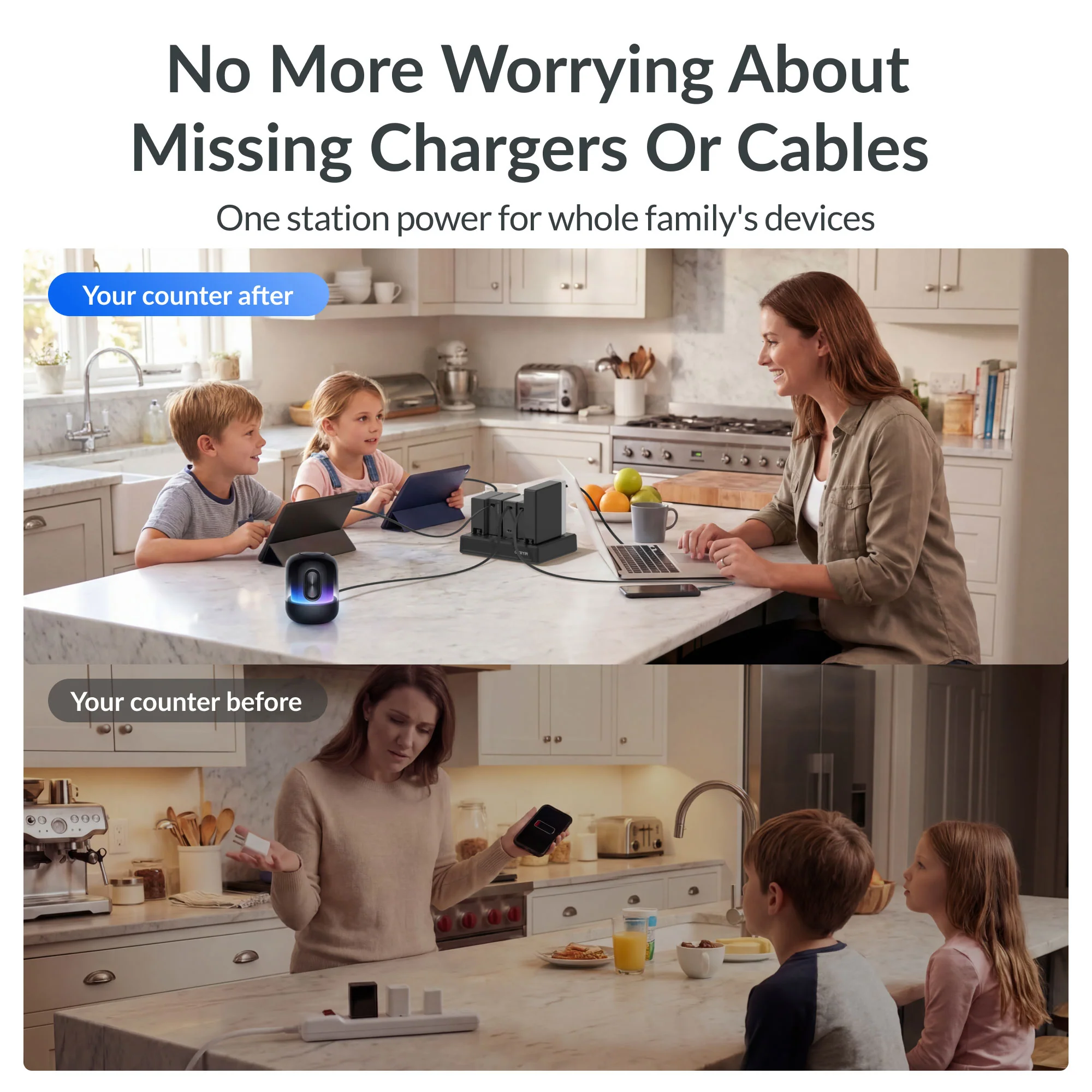 Gitryin Modular Charging Station with Smart Cooling Fan - Image 33