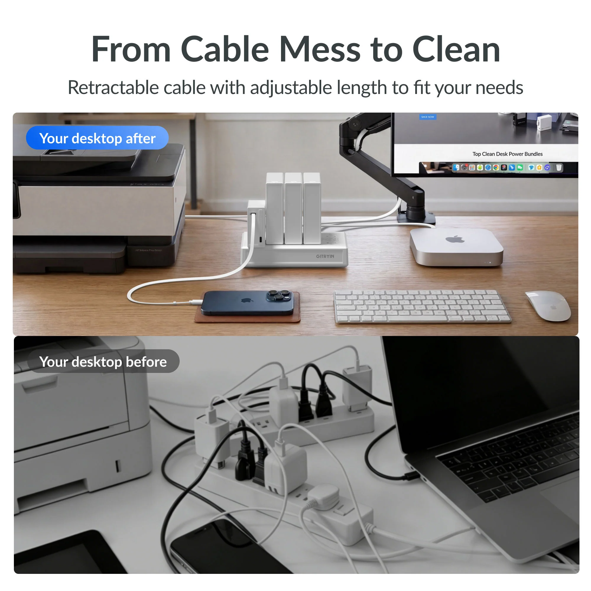 Gitryin Modular Charging Station with Smart Cooling Fan - Image 4