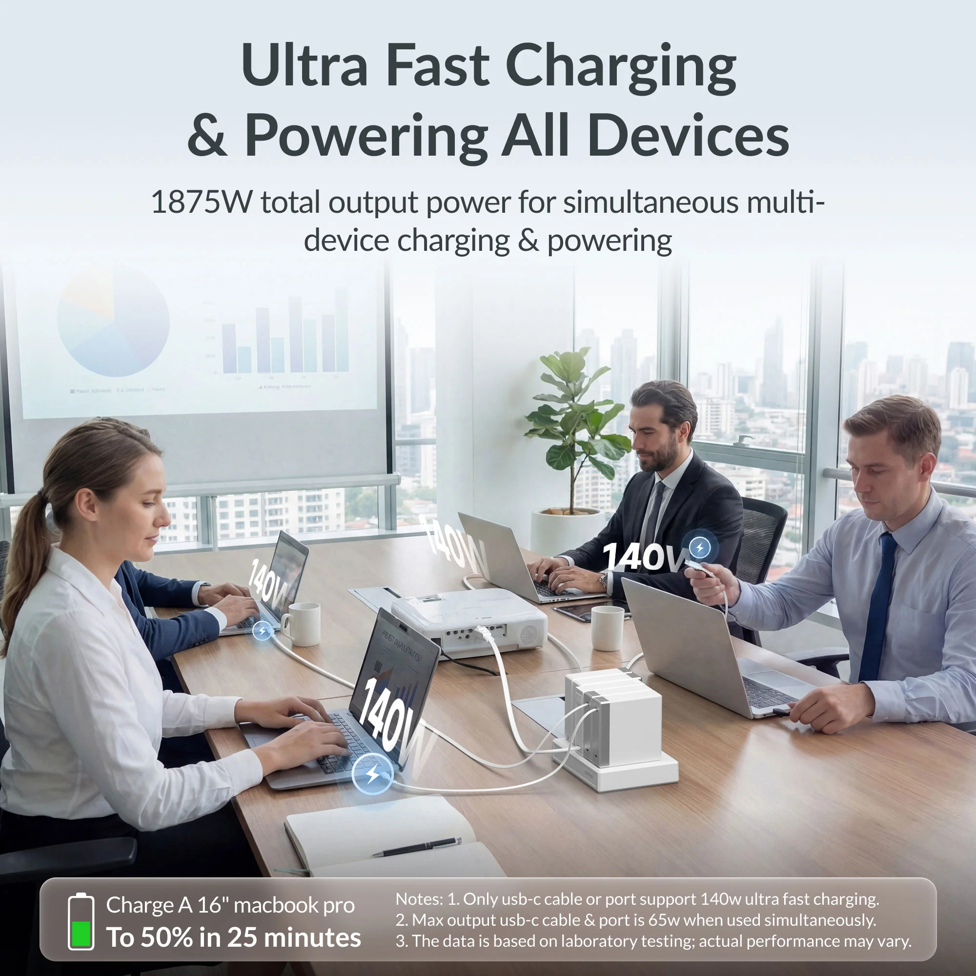 Gitryin Modular Charging Station with Smart Cooling Fan - Image 7