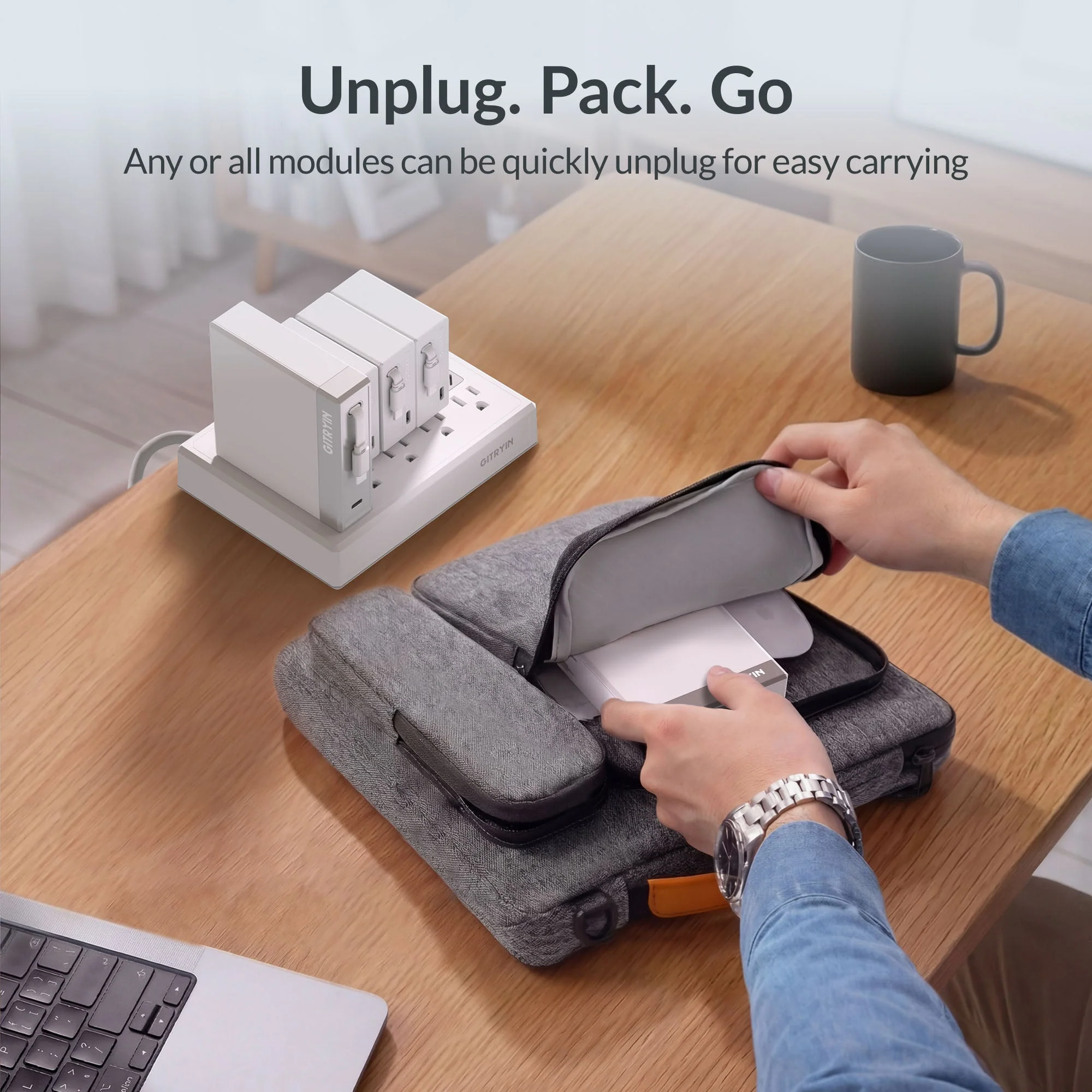 Gitryin Modular Charging Station with Smart Cooling Fan - Image 9