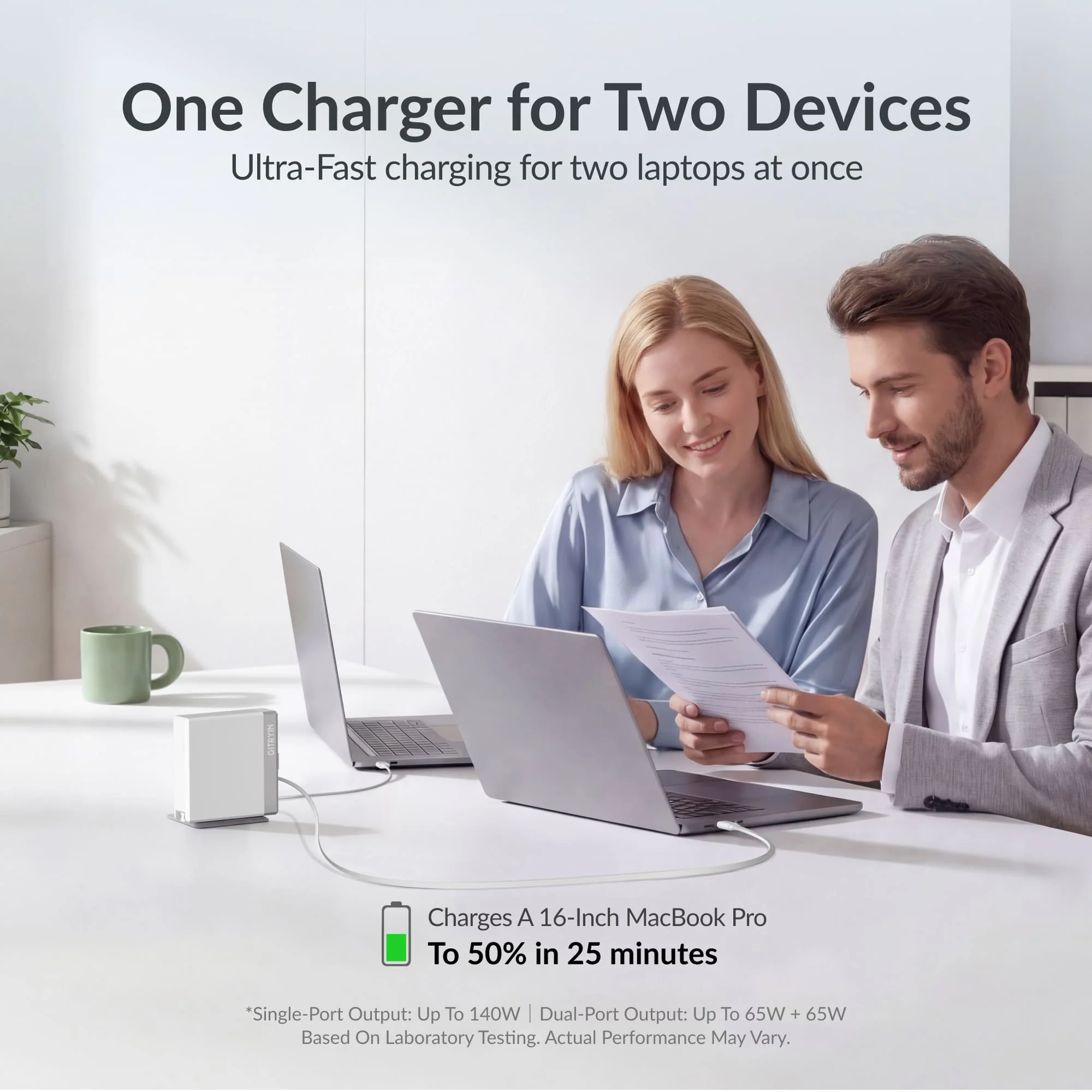 Gitryin Retractable 140W Fast Charger - USB-C Cable - Image 4