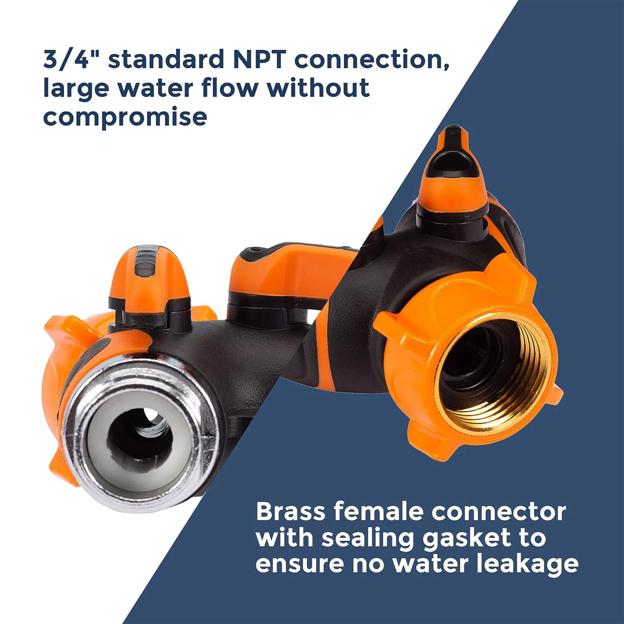 Metal Water Hose Splitter - Image 4