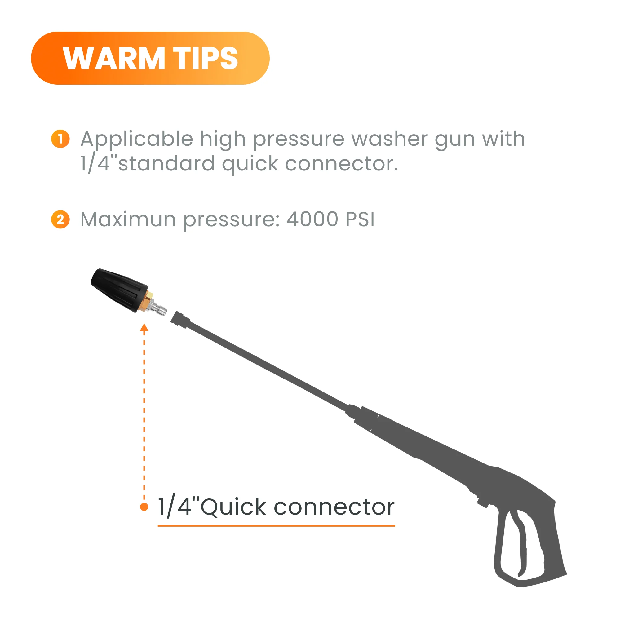 Pressure Washer Turbo Nozzle - Image 3