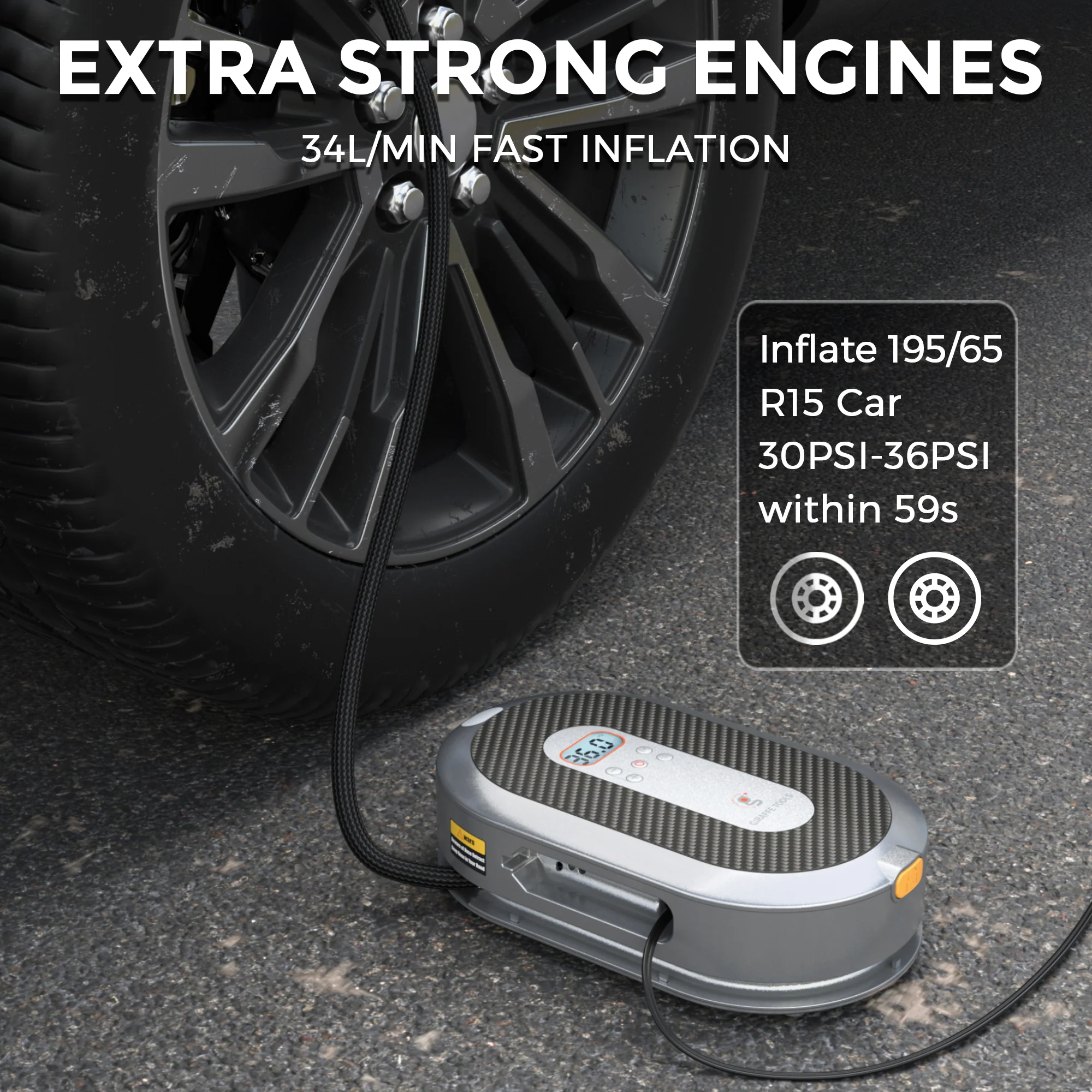 Retractable Car Tire Inflator - Image 6