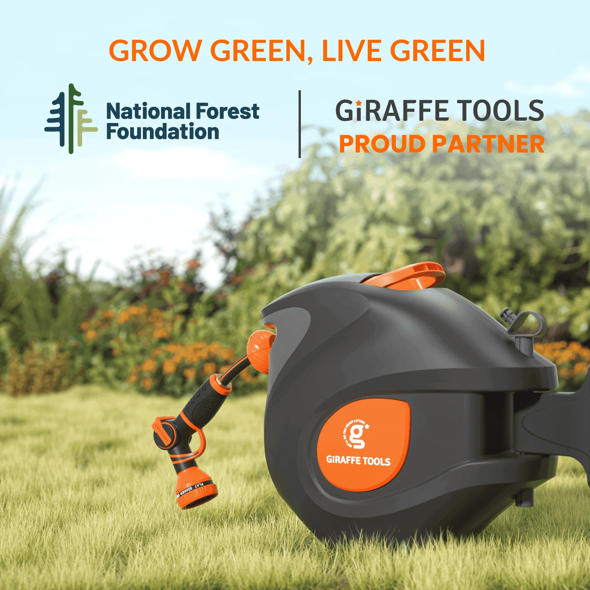 Retractable Garden Hose Reel-1/2in-100ft - Image 7