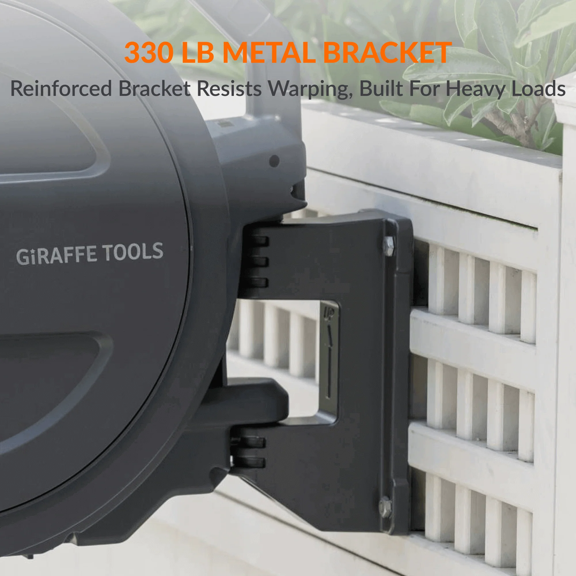 Retractable Garden Hose Reel-1/2in-130ft - Image 11