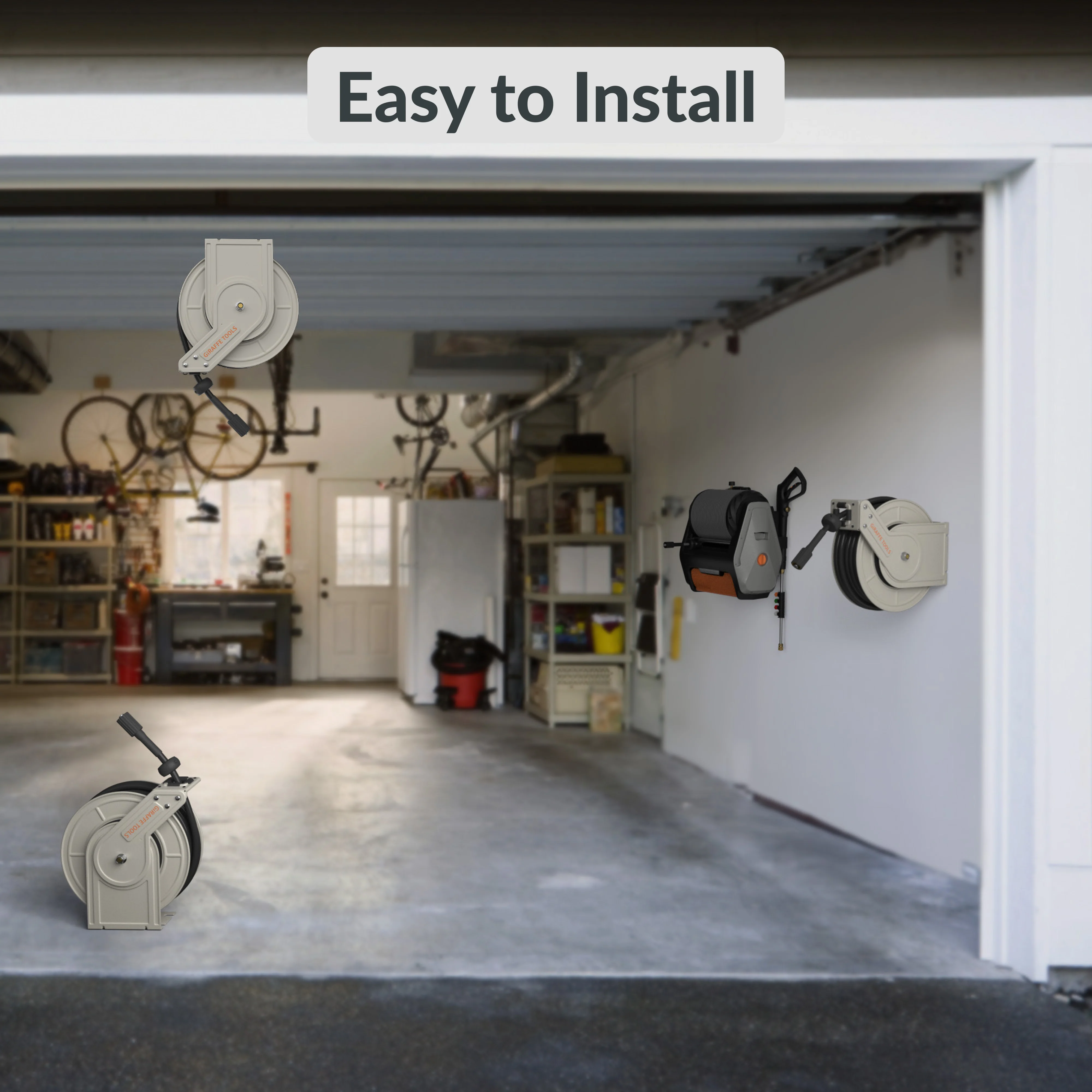 Retractable Pressure Hose Reel-1/4in - Image 12