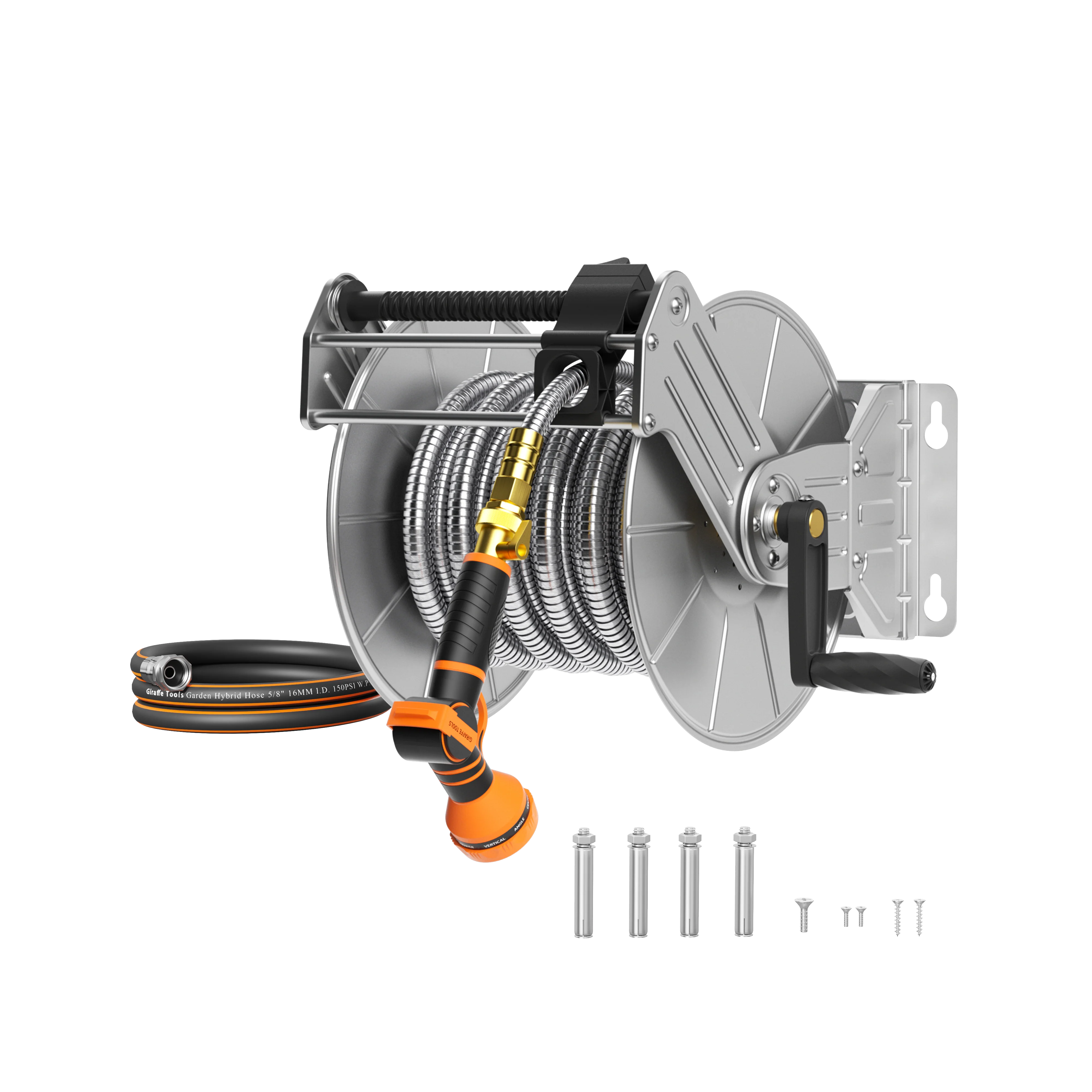 Wall Mounted Hose Reel-Stainless Steel-Heavy Duty - Image 10